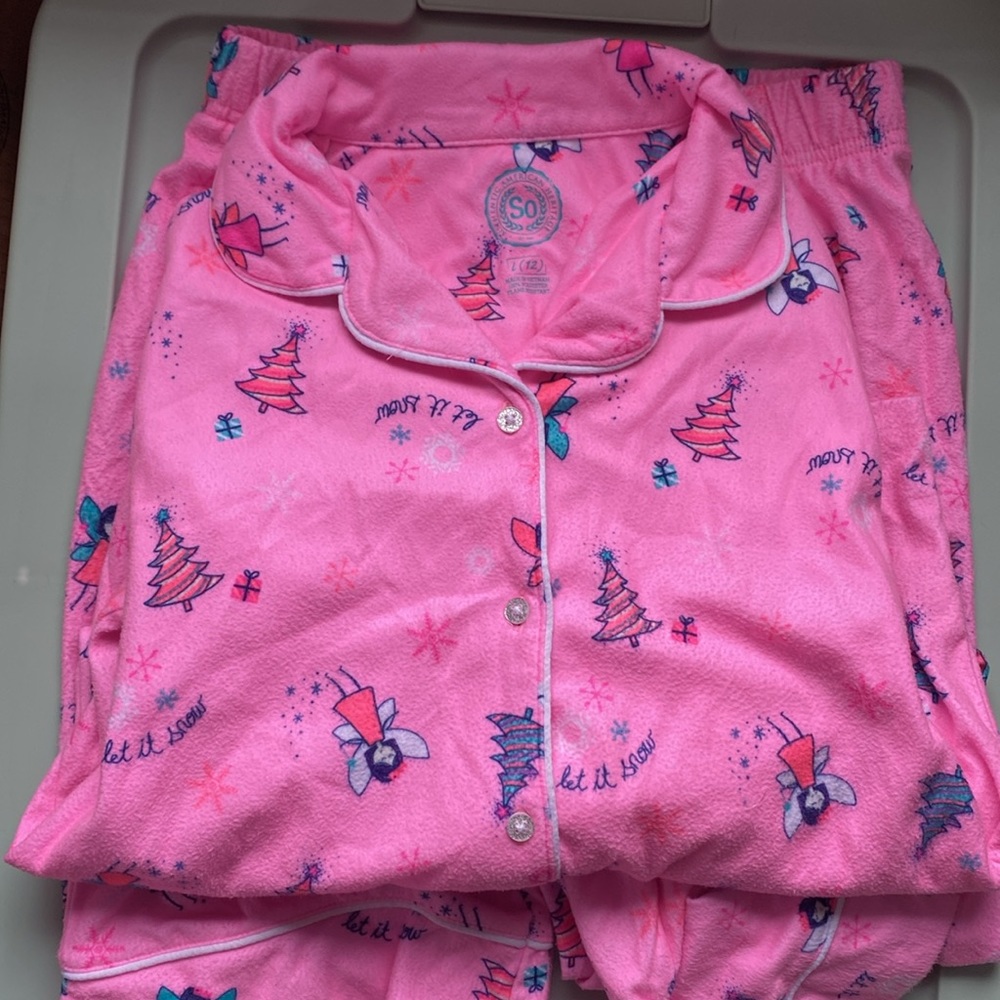 Girls Pajamas, size L (12)